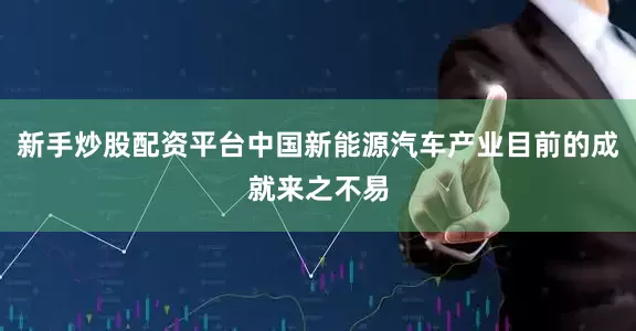 新手炒股配资平台中国新能源汽车产业目前的成就来之不易
